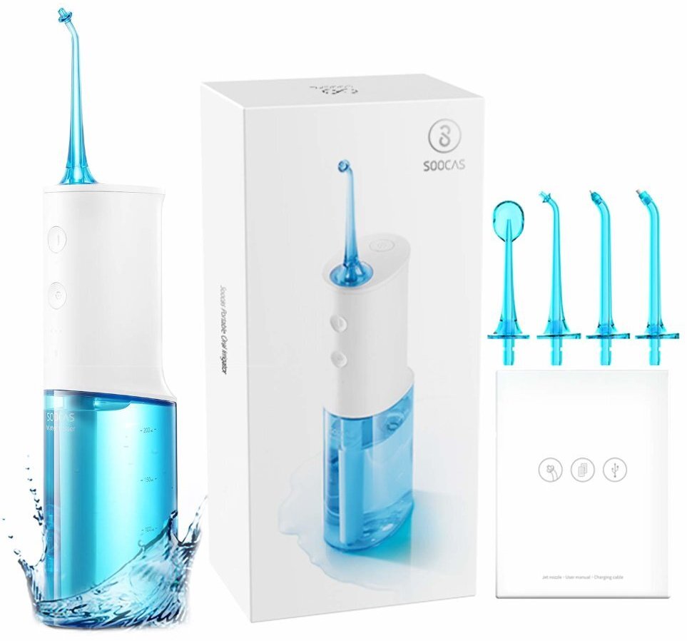 Портативный ирригатор Soocas W3 голубой