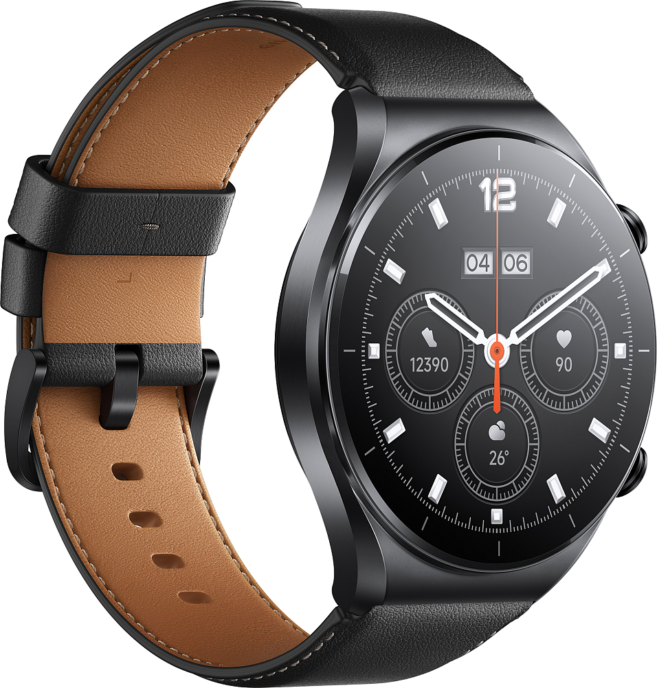 Смарт-часы Xiaomi Watch S1 черный с черным ремешком BHR5559GL